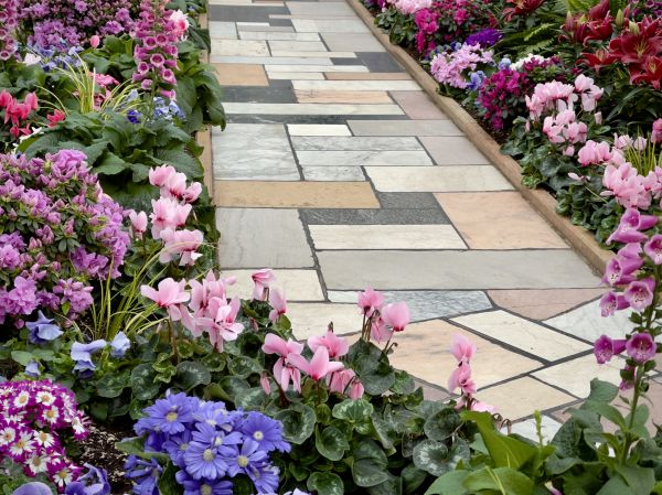 Garden Path Installation in Mesa