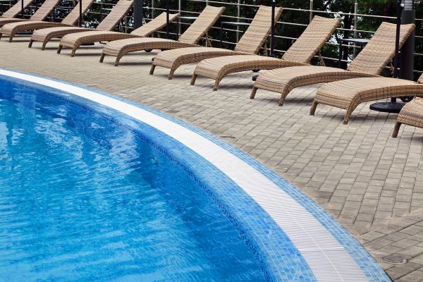 Poolside Hardscaping in Mesa