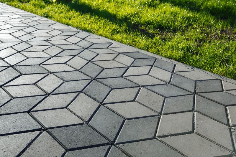 Pavers Installation - Modern Driveway