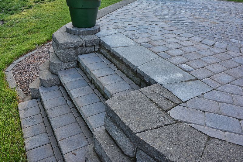 Elegant Paver Steps