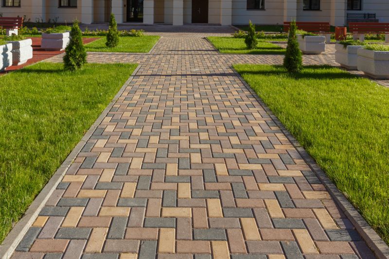 Pathway with Brick Pavers